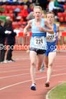 Boys under-15s 3000 metres, North Eastern Track and Field Champs, Gateshead Stadium. Photo: David T. Hewitson/Sports for All Pics
